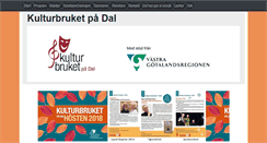 Desktop Screenshot of kulturbruketpadal.se