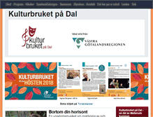 Tablet Screenshot of kulturbruketpadal.se